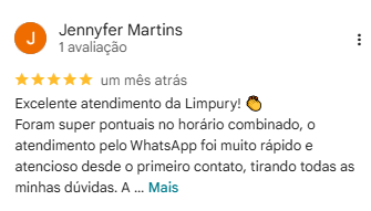 Avaliação de Jennyfer no Google