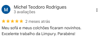 Avaliação de Michel no Google